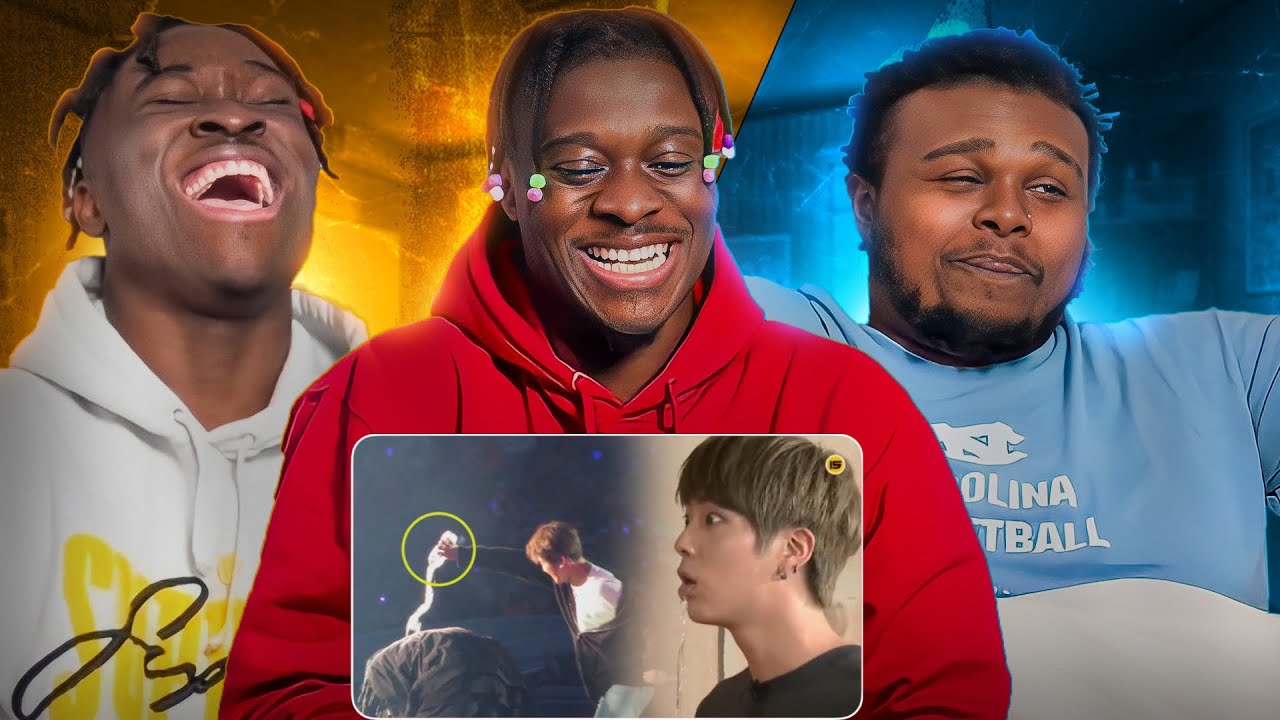 Смешные моменты BTS с реакцией на воду!