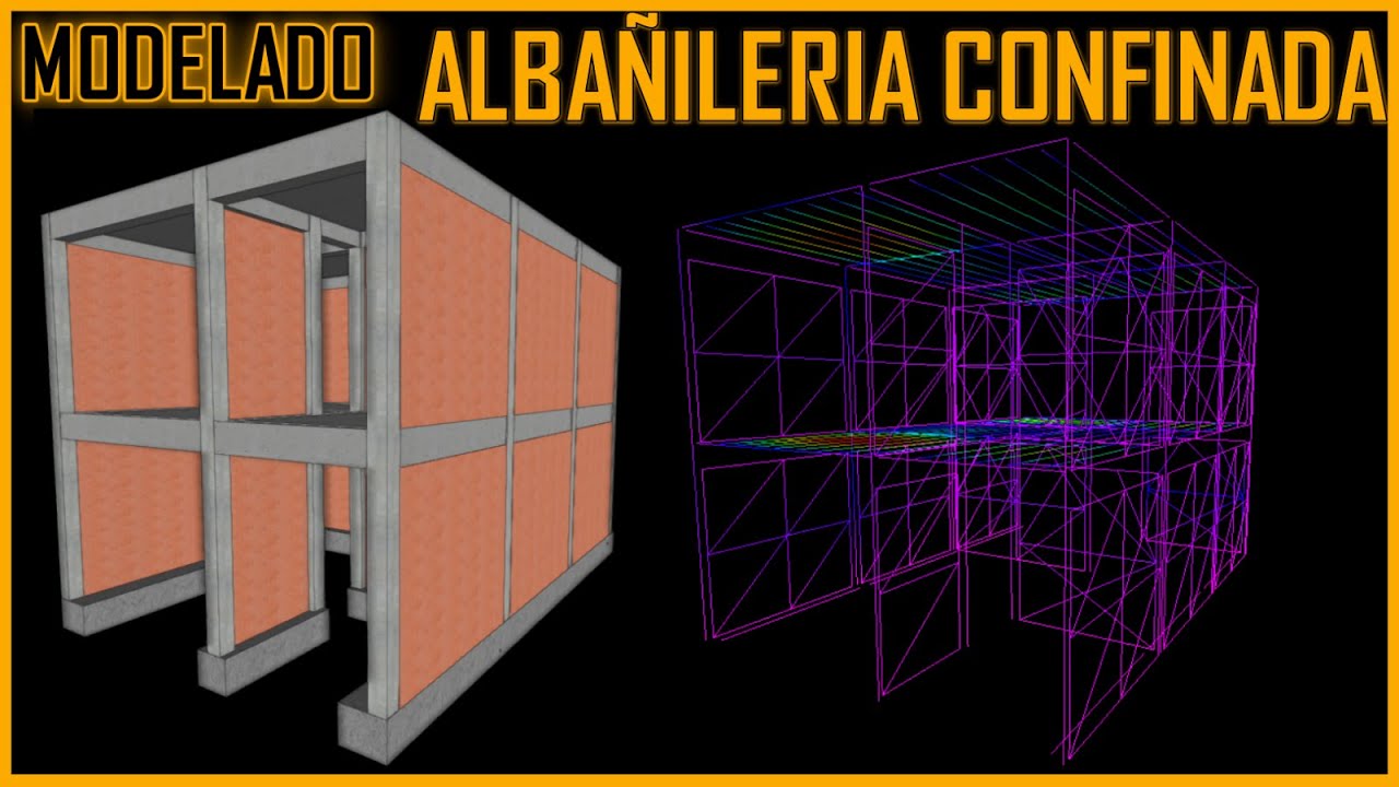 Cálculo de ESTRUCTURAS de ALBAÑILERÍA ó MAMPOSTERÍA CONFINADA con CYPECAD 2022 | Modelado DESDE CERO