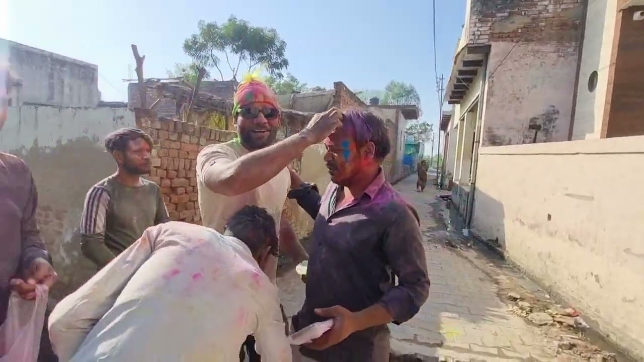 Gaon ki new Holi🙏🙏 Holi per Masti