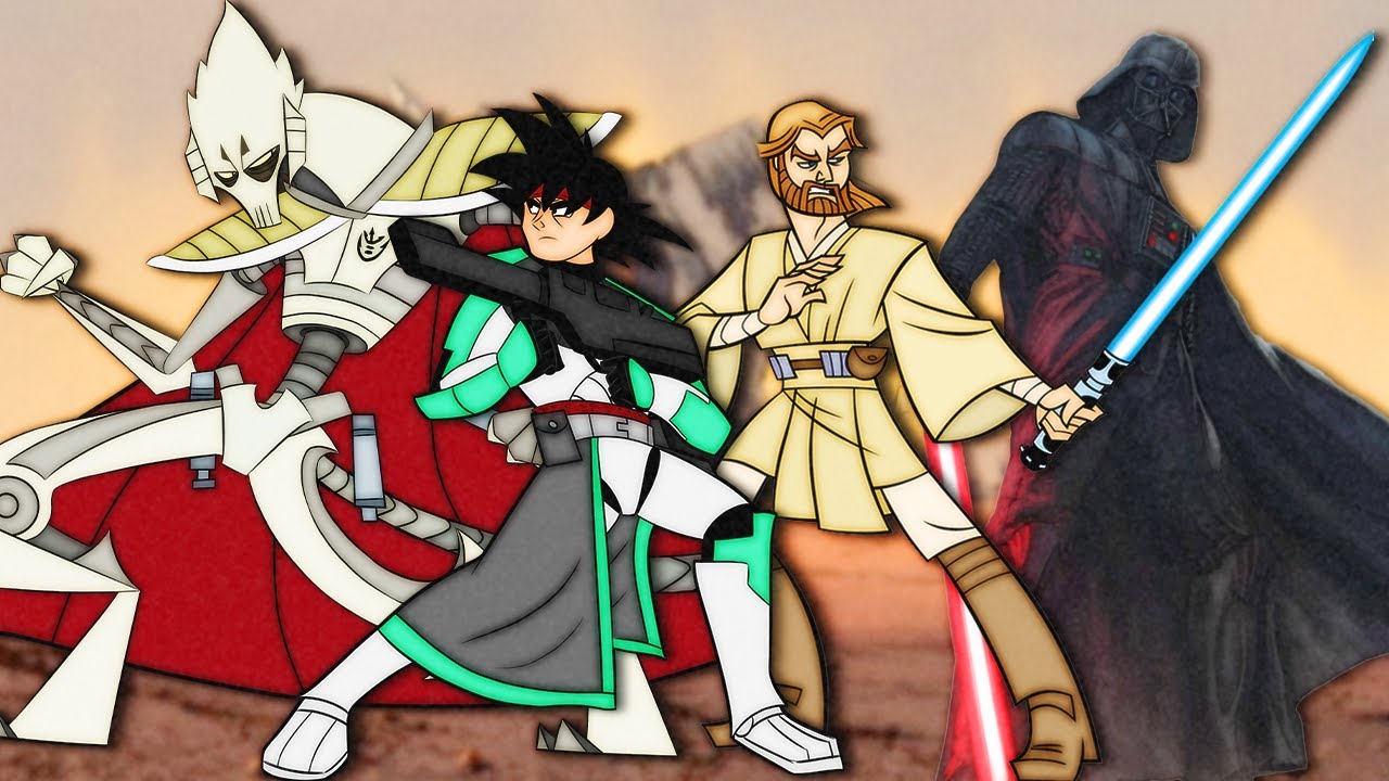 What if GOKU and VEGETA were in Star Wars? - PART 1
