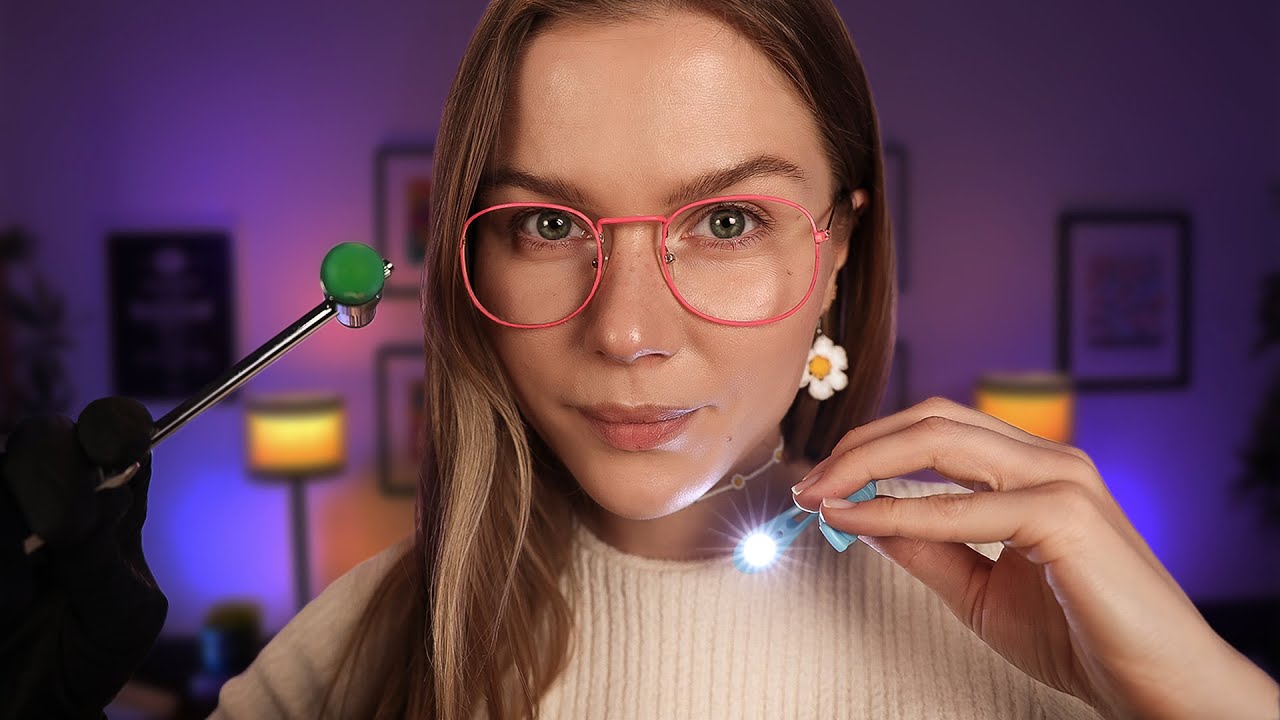 ASMR Relaxing ADHD Examination Session RP.  (Layered Sounds) Personal Attention