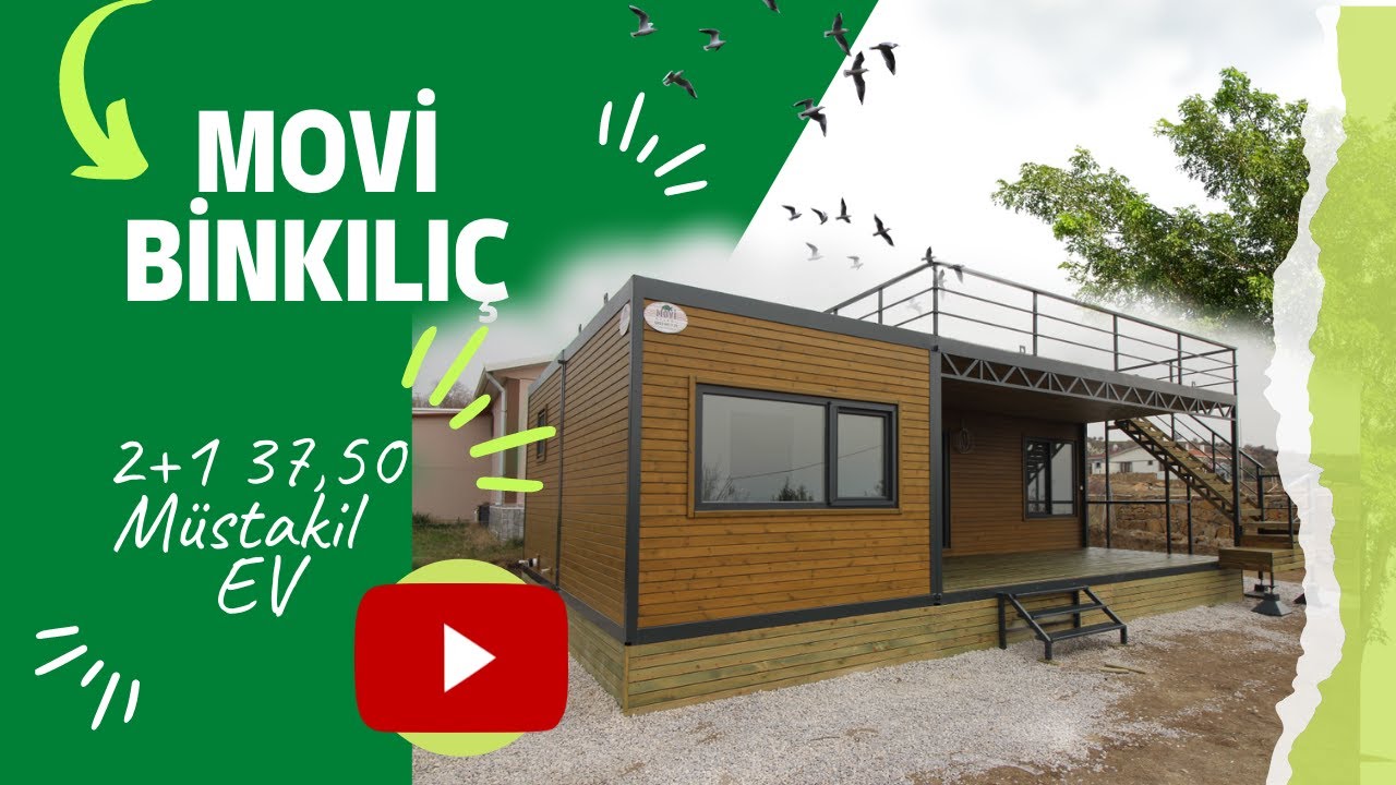 Çanakkale Koruköy'de Montajını Tamamladığımız 37,50 m2 R.BİNKILIÇ Konteyner Evimizde Yaşam Başladı.