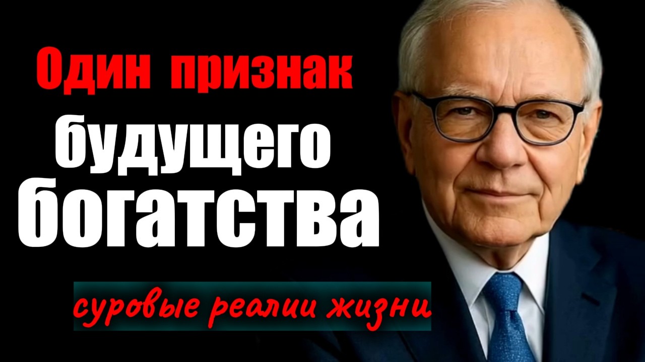 Один признак человека, который обязательно станет богатым
