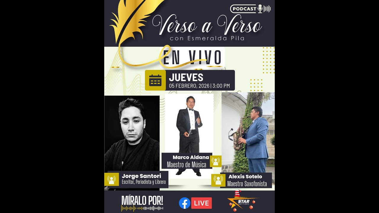🔴 En Vivo | Verso a Verso con Esmeralda Pila