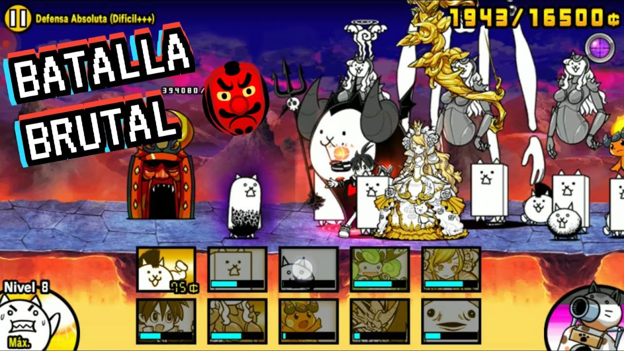 GATO DEFENSOR DEMENTE, TA BRUTAL | THE BATTLE CATS
