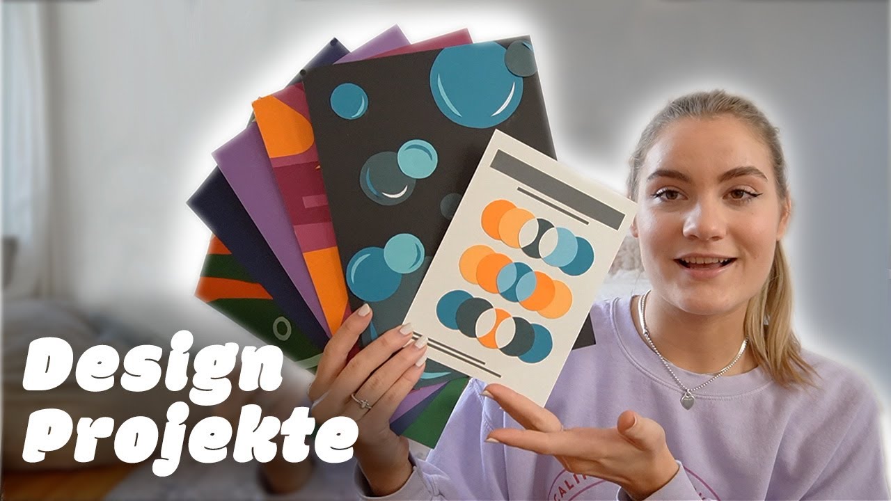 Meine ersten Design Projekte für die Uni *Erstes Semester*