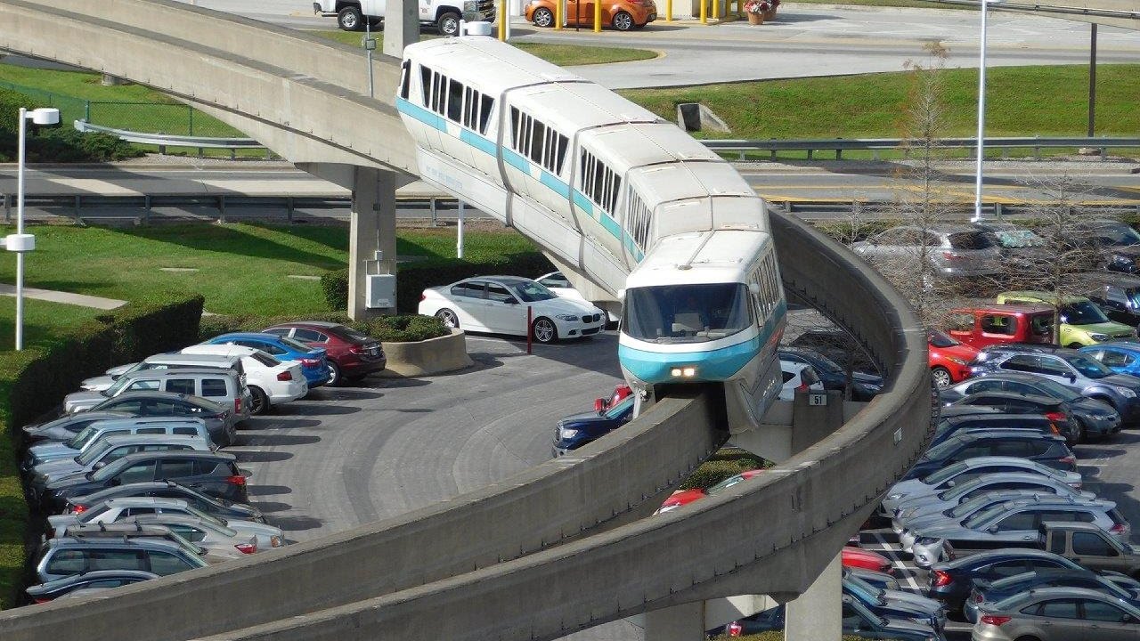 Walt Disney World Resort Monorail FULL LOOP January 2017
