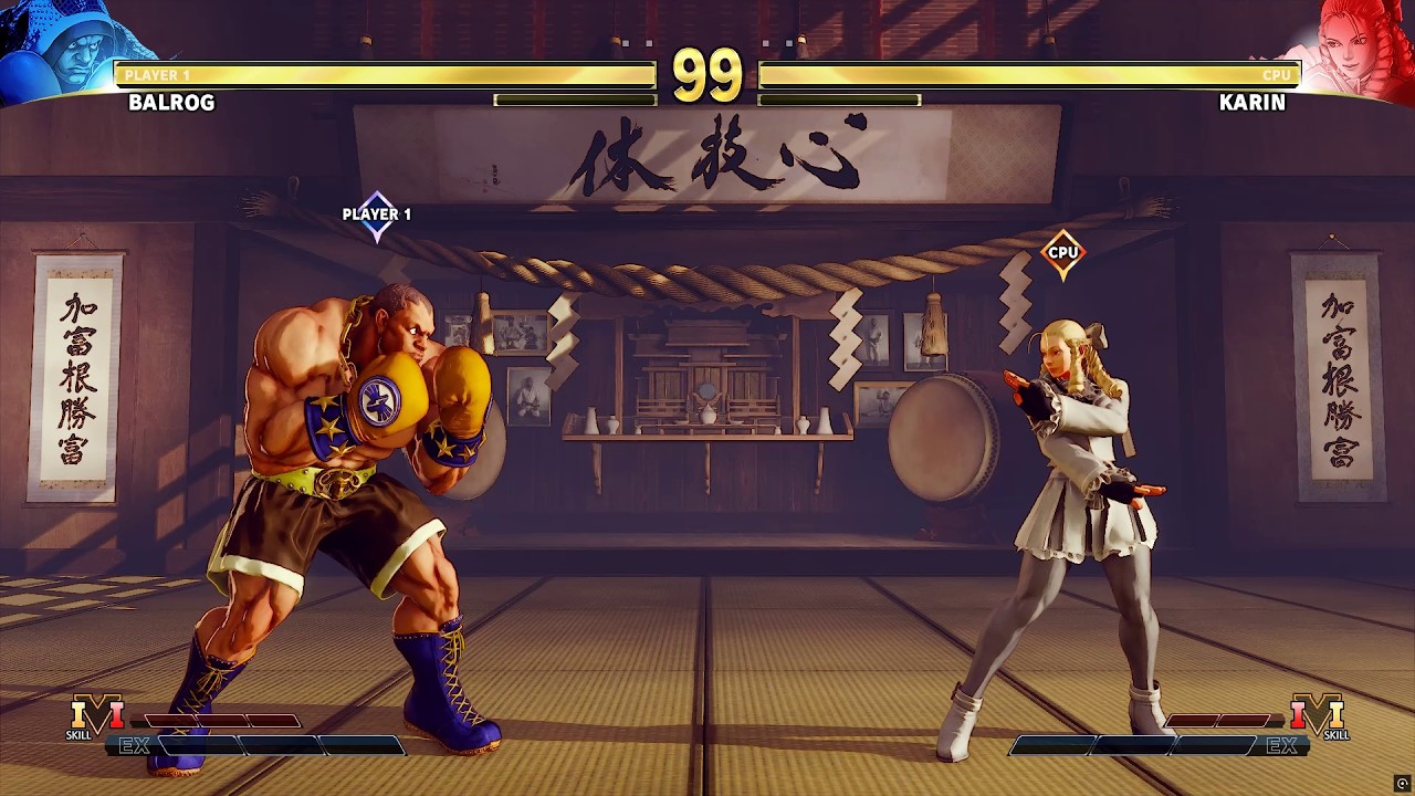 Балрог против Карин (самый сложный уровень) - Street Fighter 5. | Эпическая битва