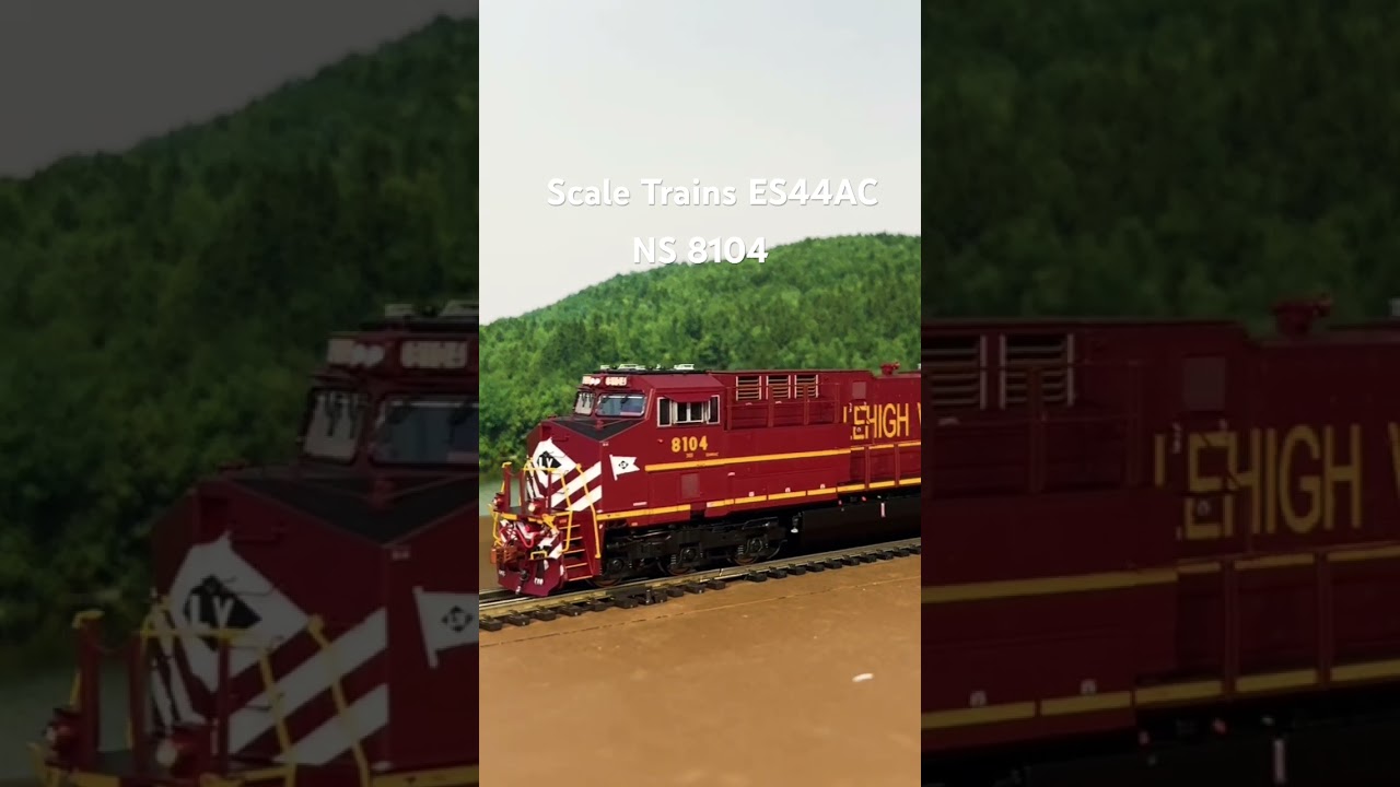 New Scale Train Lehigh Valley ES44 #train #modeltrainlayout #hoscaletrains