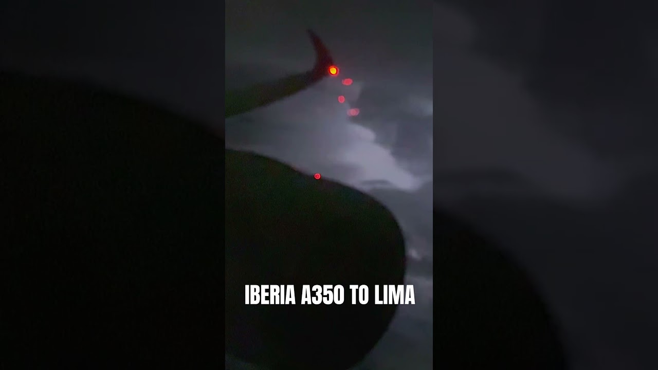 A350 Flies Close To Massive Storm ⚡