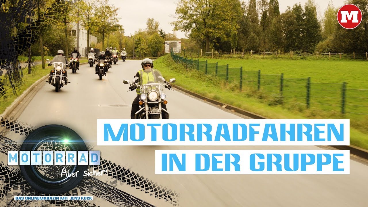 Motorradfahren in der Gruppe - Motorrad: Aber sicher! – mit Jens Kuck