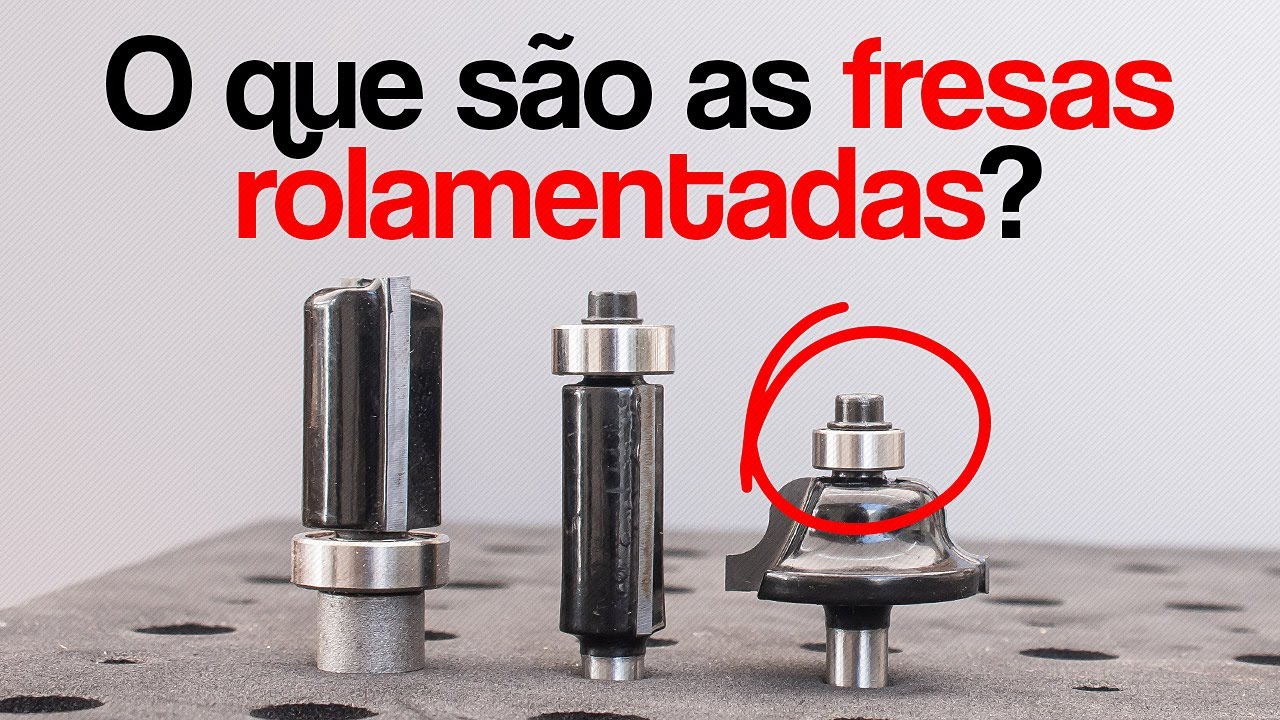 Como usar fresa com rolamento em sua tupia