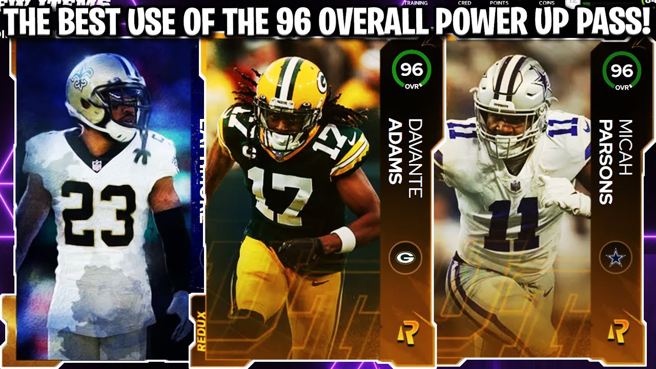 THE BEST PLAYERS TO USE THE 96 OVERALL POWER UP PASS ON! | MADDEN 22 ULTIMATE TEAM