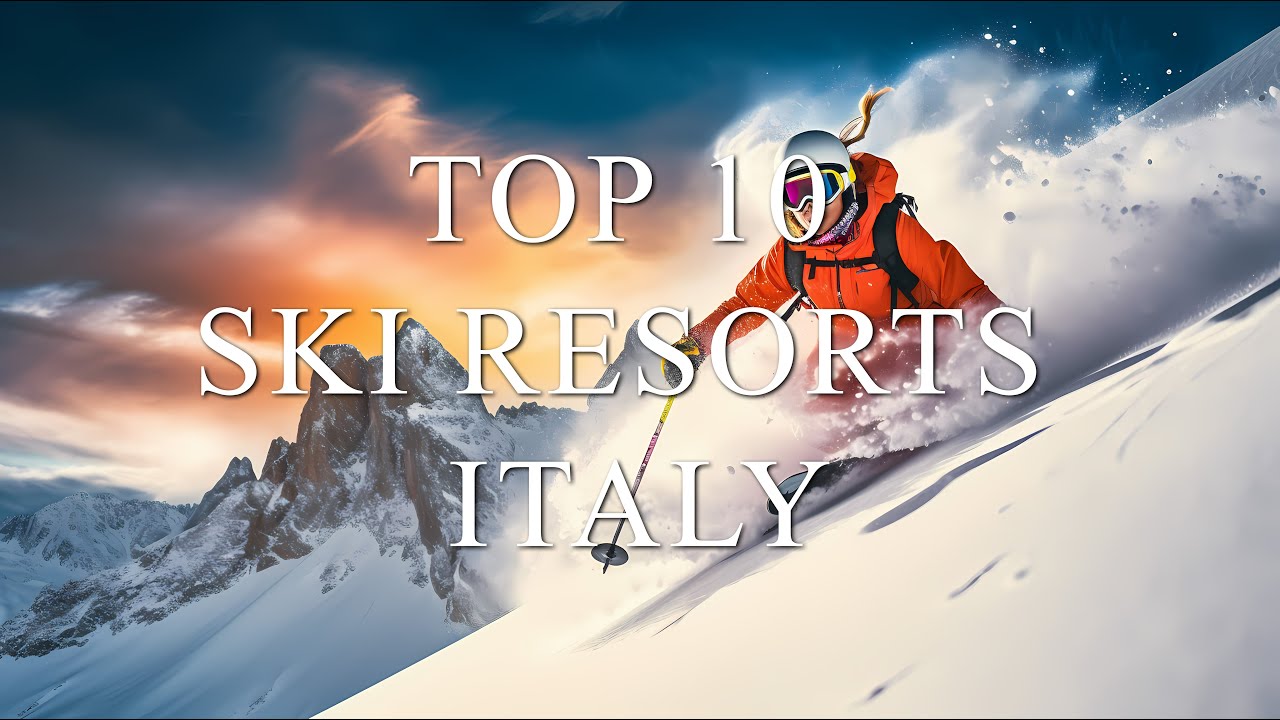 Top 10 Ski Resorts in Italy ⛷️❄️ #italyskiing #dolomites #skiresorts