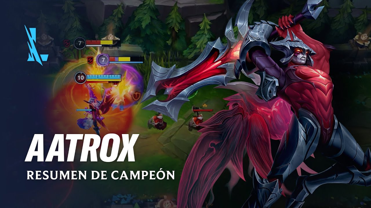 Resumen de Aatrox | Jugabilidad - League of Legends: Wild Rift