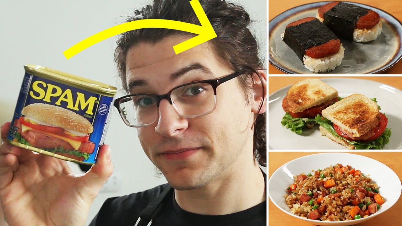 I Made 3 Meals With 1 Can Of Spam &bull;&nbsp;Tasty