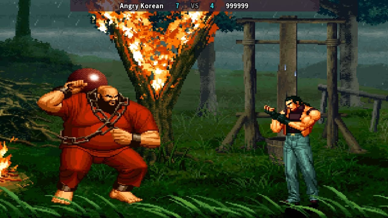 KOF95 The King Of Fighters 95 | Fightcade 拳皇95 Angry Korean (kr) vs 999999 (kr) 킹 오브 파이터즈95