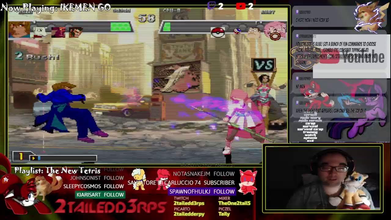 I wanna make a 4v4 tag Ikemen GO Screenpack [Mugen Online]