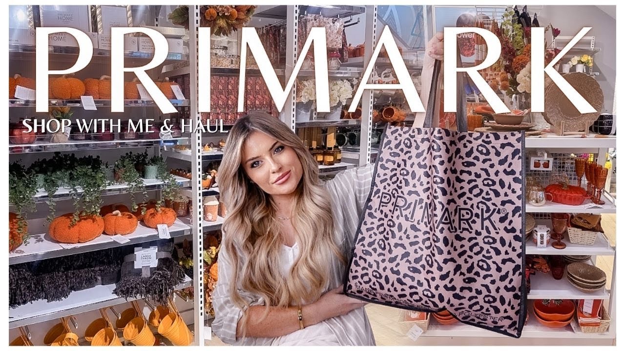 PRIMARK SHOP WITH ME + HAUL | New In Autumn Decor, fashion, homeware & Cosy Staples