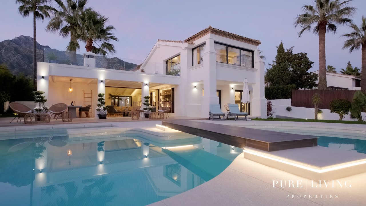 Outstanding modern five-bedroom Villa in the Heart of Nagueles, Marbella