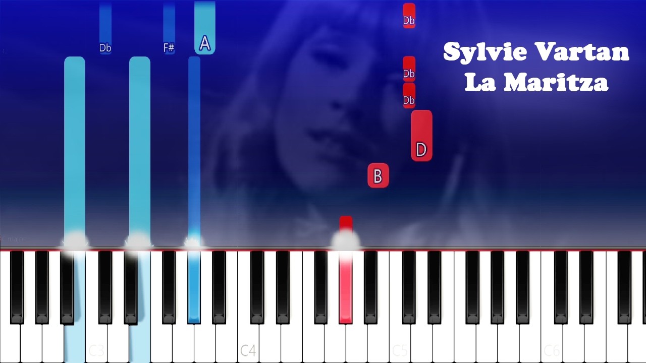 Sylvie Vartan - La Maritza (Piano Tutorial)