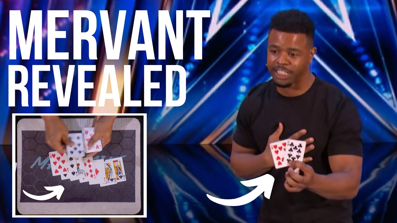 Mervant Vera Card Tricks REVEALED | AGT 2022 | Mervant Magic Revealed on America's Got Talent