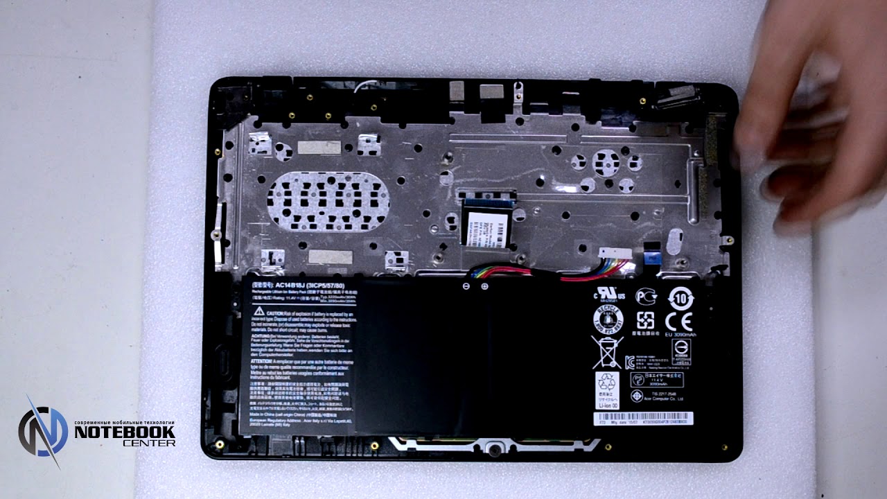 Acer Aspire ES1-131 - Disassembly and cleaning