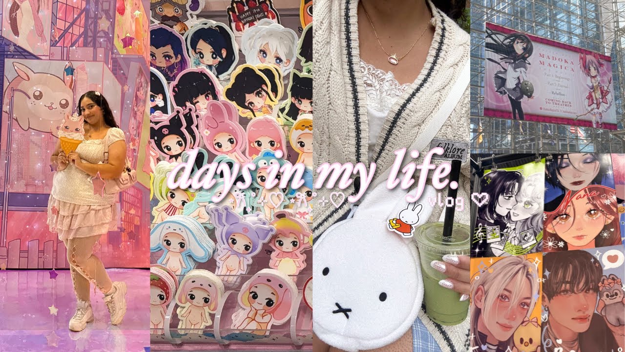 𐙚 ‧₊˚ ⋅slice of life VLOG 🍥 | solo date, anime nyc 2025 & cute girly hauls ♡