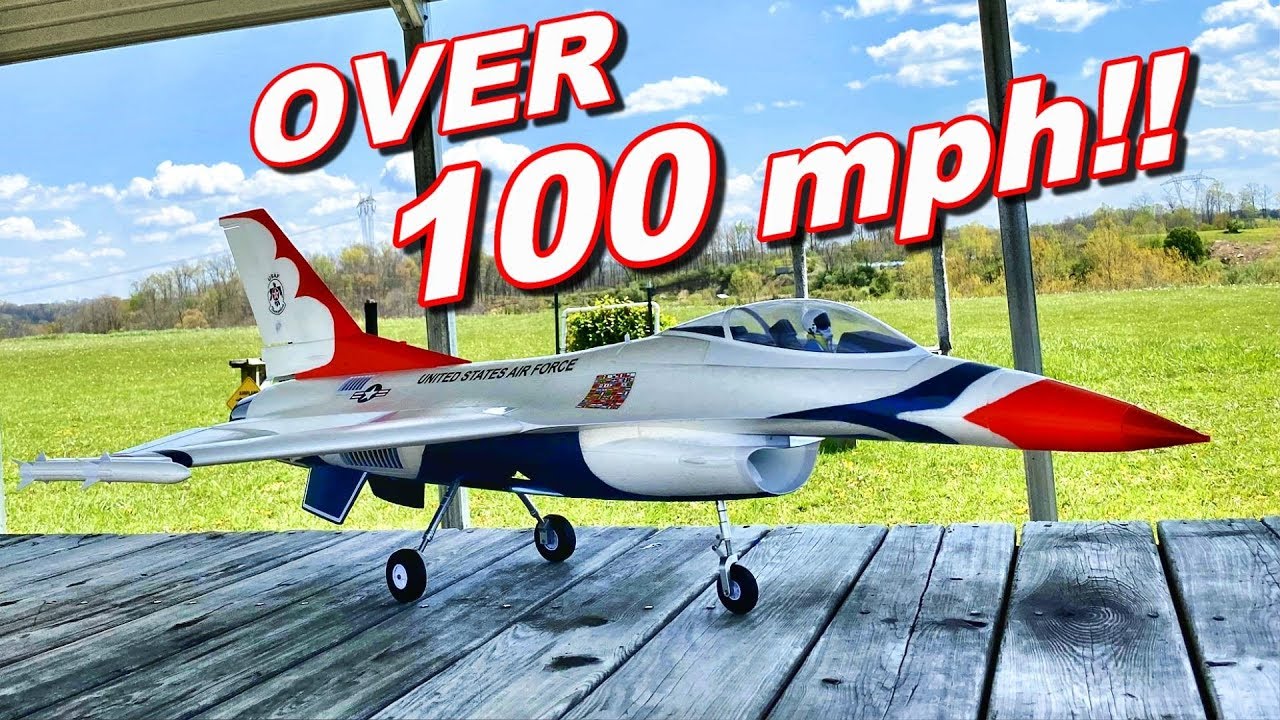100mph RC Jet Warbird - E-flite F16 Thunderbirds EDF 5 Month Follow Up - TheRcSaylors