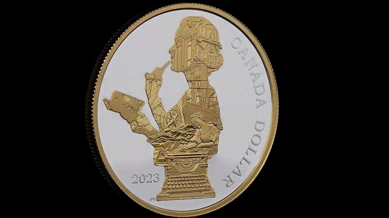 Pure Silver Proof Set &ndash; Kathleen &ldquo;Kit&rdquo; Coleman: Pioneer Journalist&ndash; Mintage: 20,000 (2023)