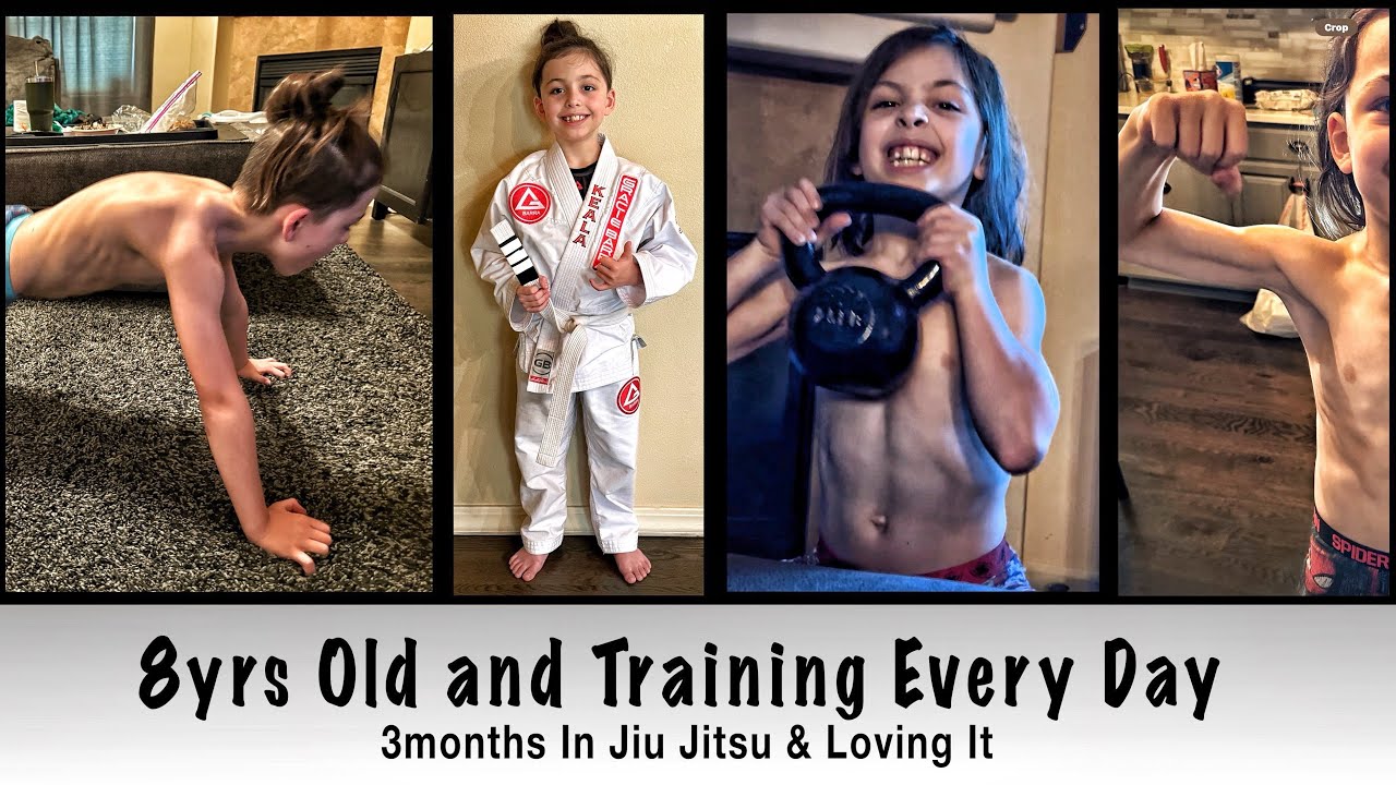 GRACIE Jiu Jitsu at 8yrs Old with Gi 🥋 BJJ for KIDS