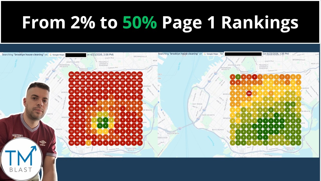 From 2% to 50% Page 1 Rankings Brooklyn House Cleaning - #seocasestudy