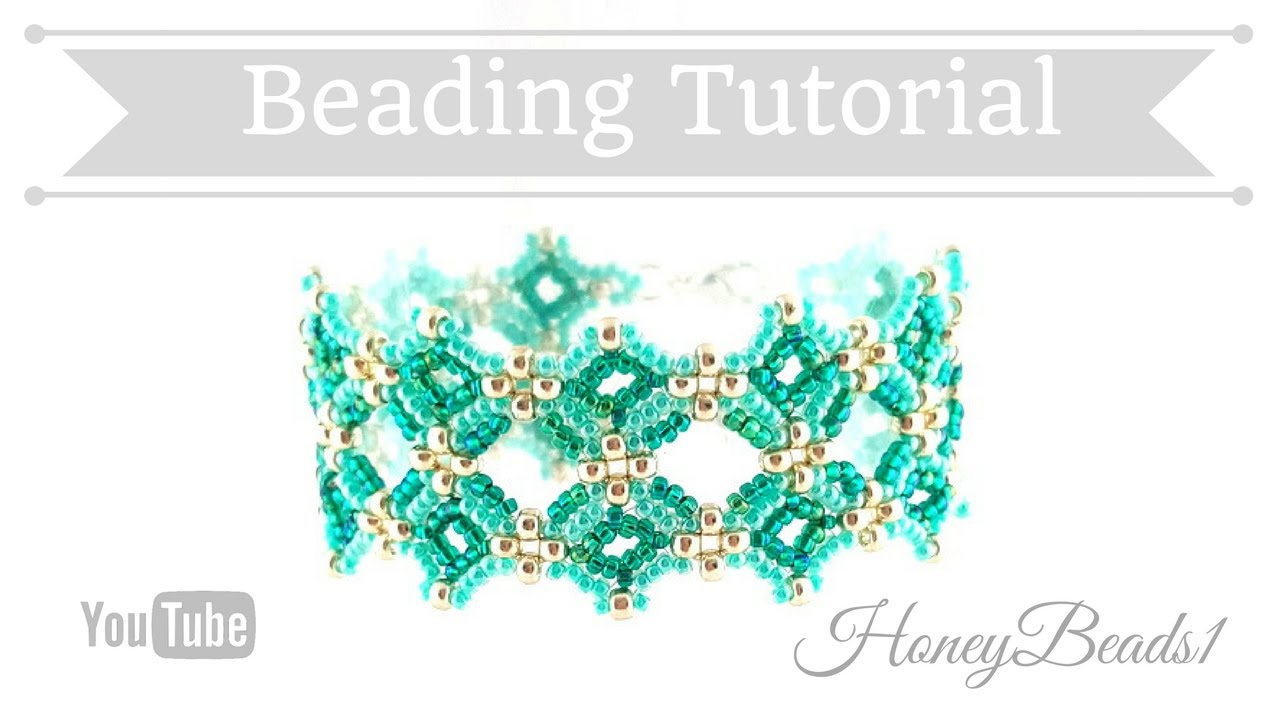 Feronia Bracelet Beading Tutorial by HoneyBeads1