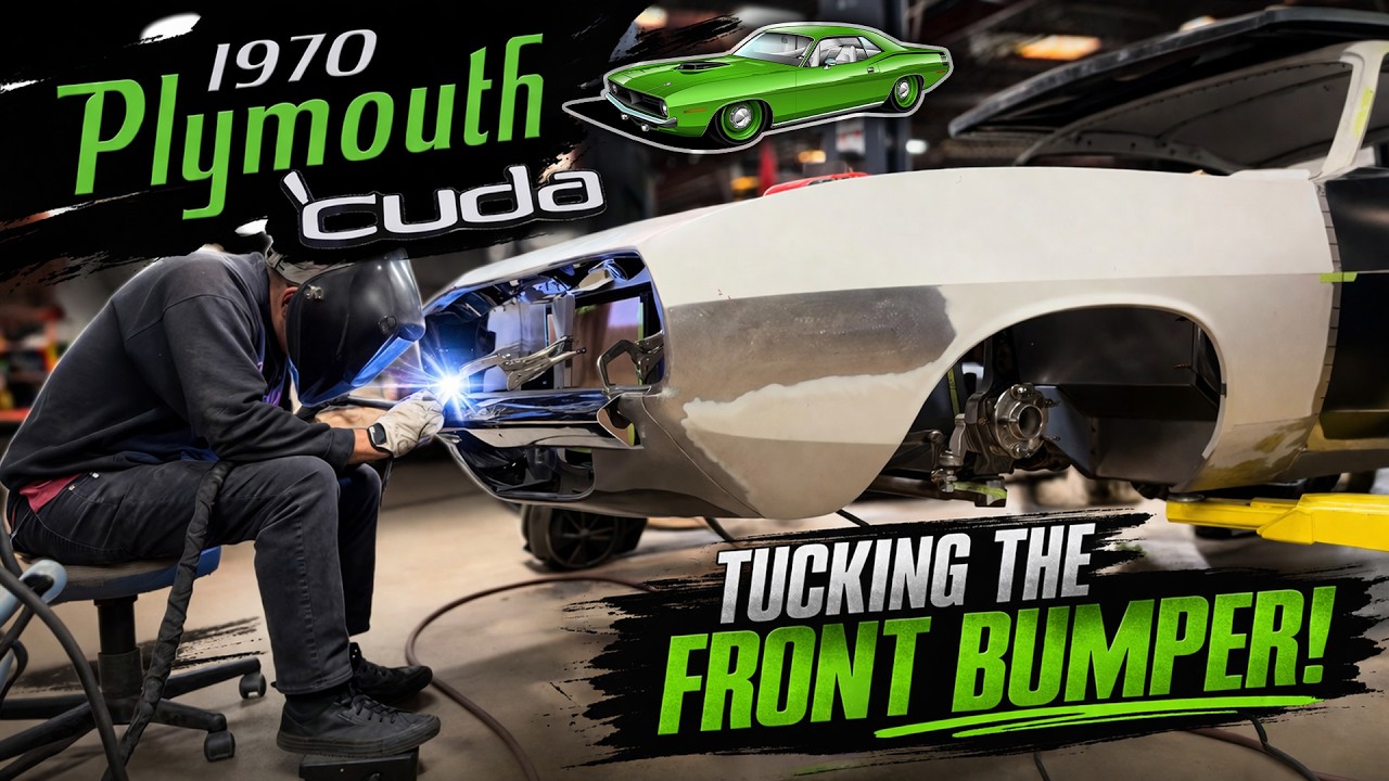 Closing the Gaps: Hellcat ’70 Cuda Front Bumper Tuck (Ep.9)