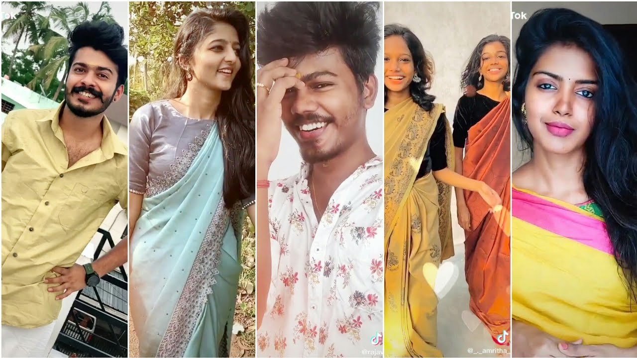 Lajjavathiye song🎵🎶tiktok videos/thotta udan oduriye telugu+malayalam+tamil trending TikTok videos