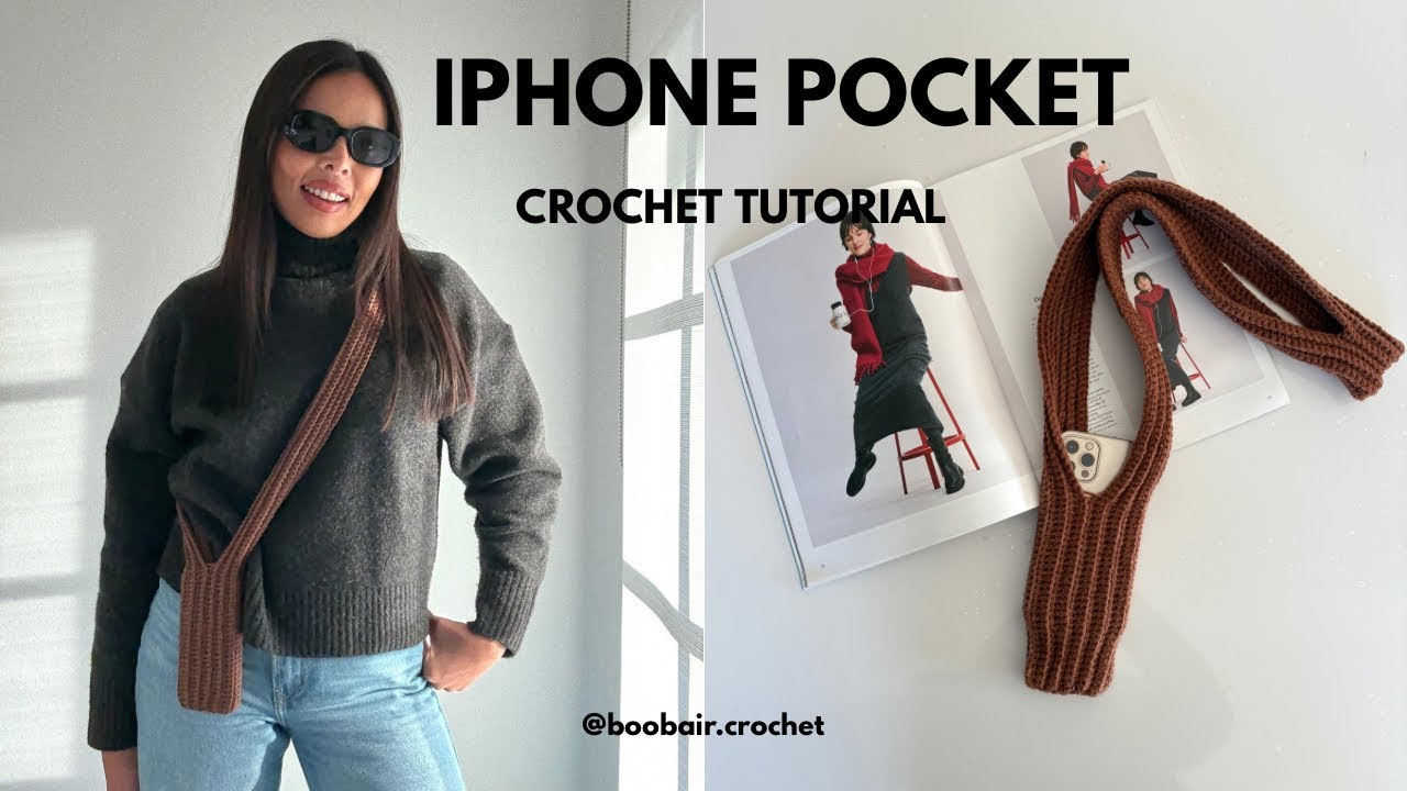 Crochet iPhone Pocket | Easy & Quick Beginner ✨