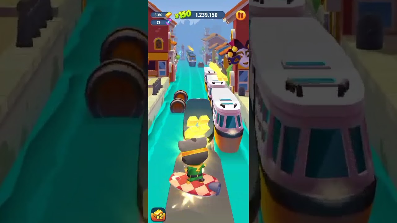 Talking Tom Gold Run But The Music Is Random Part 3