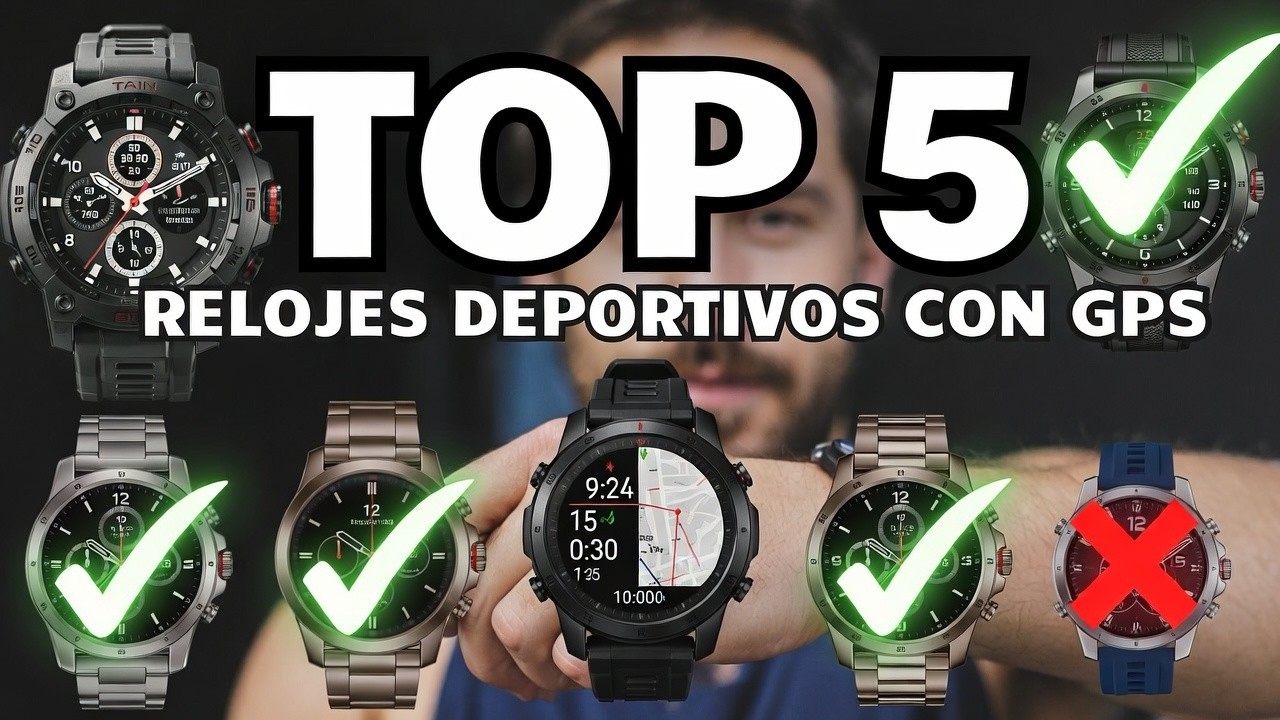 ¿Qué Reloj Deportivo con GPS Comprar en 2026?🔥Los 5 MEJORES Relojes Inteligentes con GPS