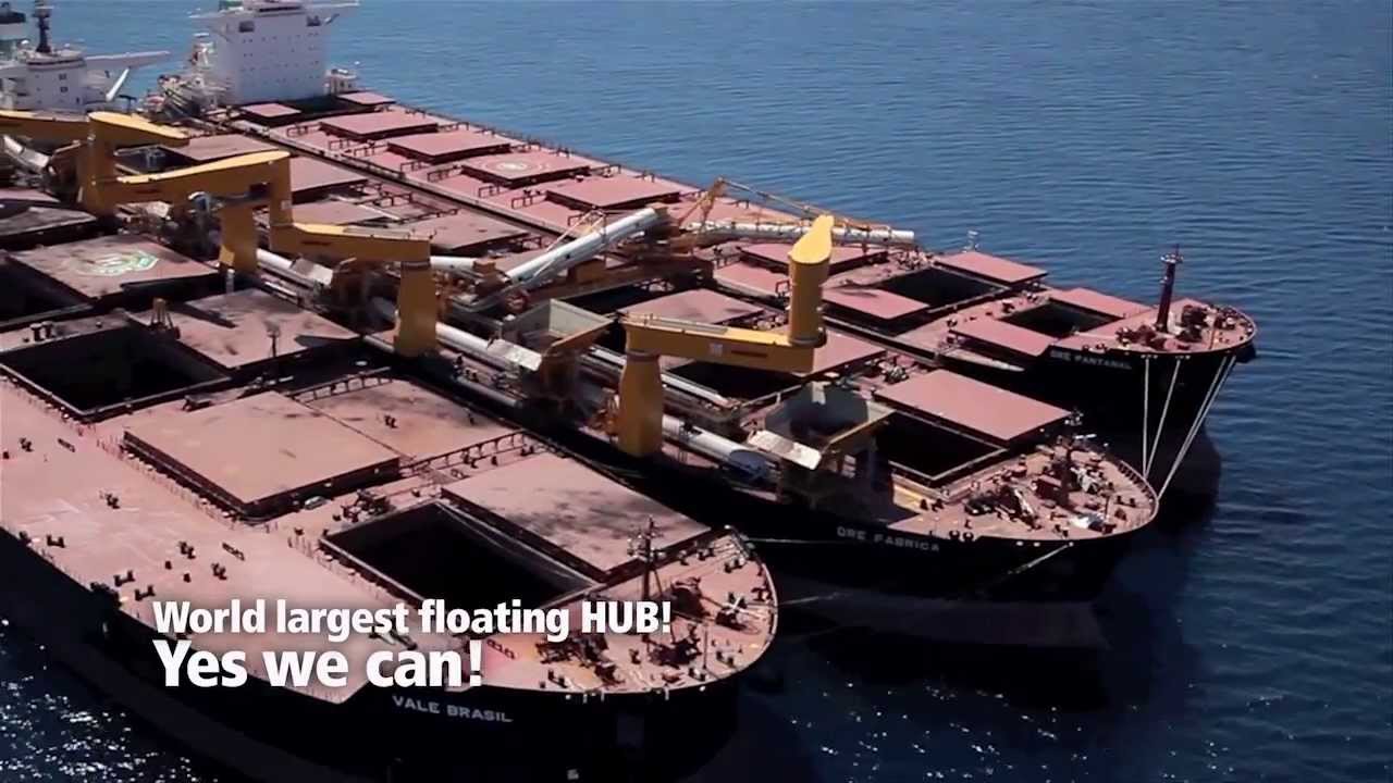 Liebherr - FTS Floating Transfer Solutions in Bulk Operation