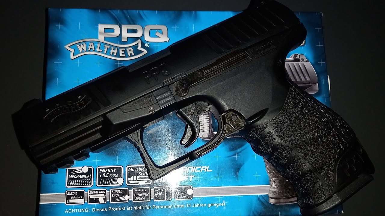 Airsoft -Walther PPQ (Vollmetall, Federdruck) - Review