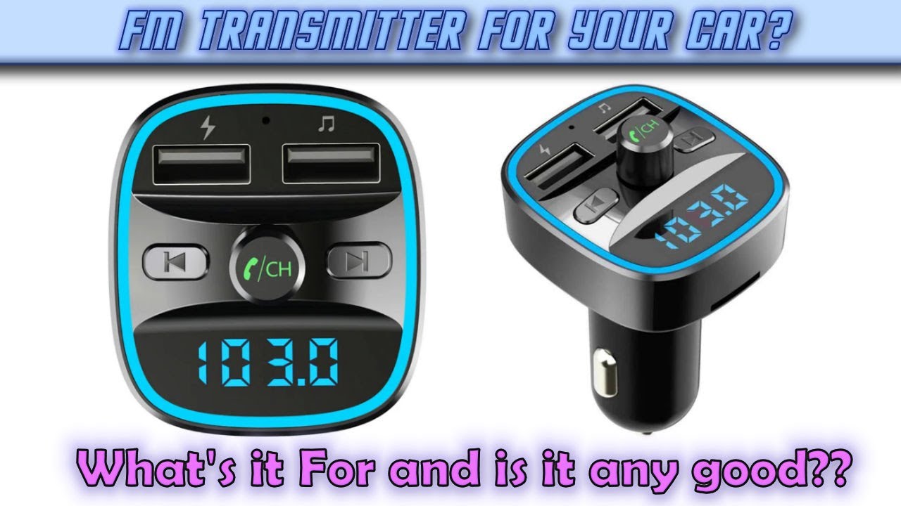 Tech Time: Lencent FM Transmitter Car Bluetooth Adapter! What's it for and is it any good?