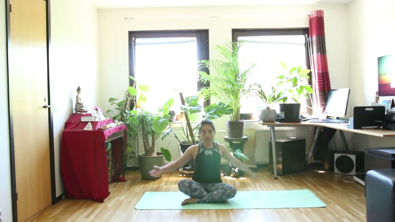 Solar Bài 1: Chào Mặt Trời A và B cơ bản, chào mặt trăng trong Yoga