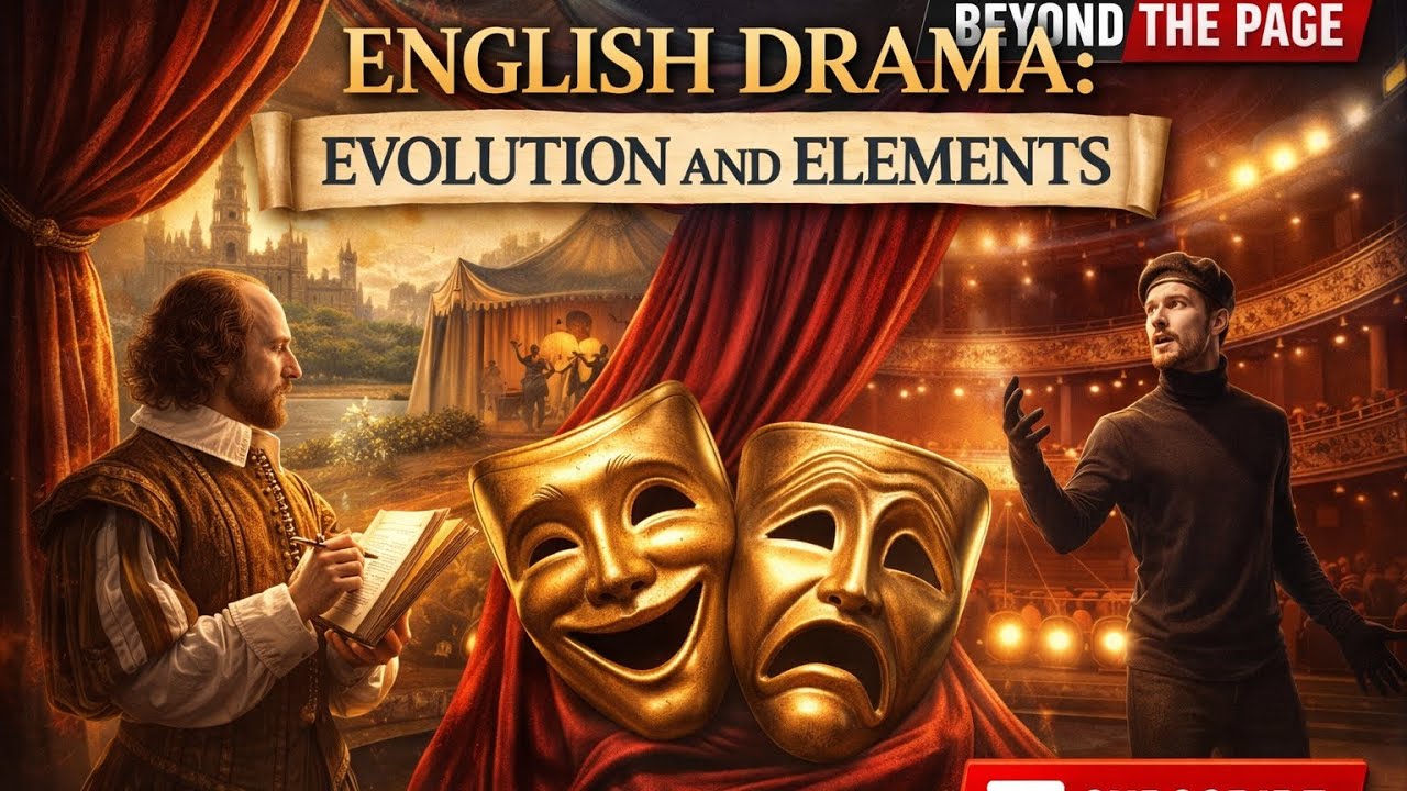DRAMA : Essential Elements and Evolution of English Drama | #drama #literature #evolution 