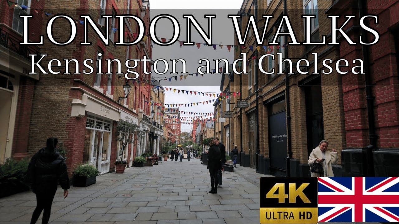 London Walk 2025 4K HDR | Chelsea & Kensington  | Peaceful City Walk with Ambient Sounds