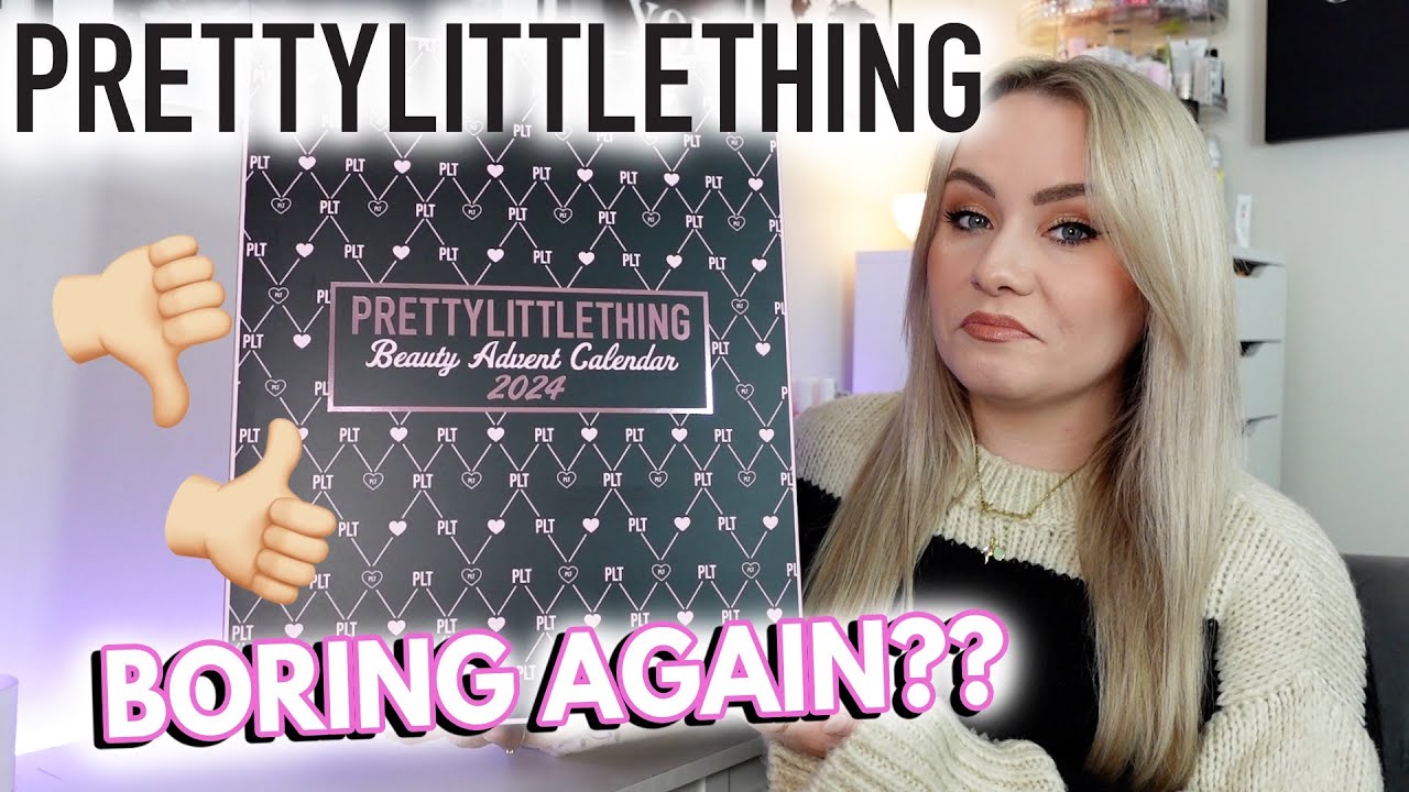 PRETTYLITTLETHING BEAUTY ADVENT CALENDAR 2024 UNBOXING 💗 ANY BETTER THAN 2023??  | MISS BOUX