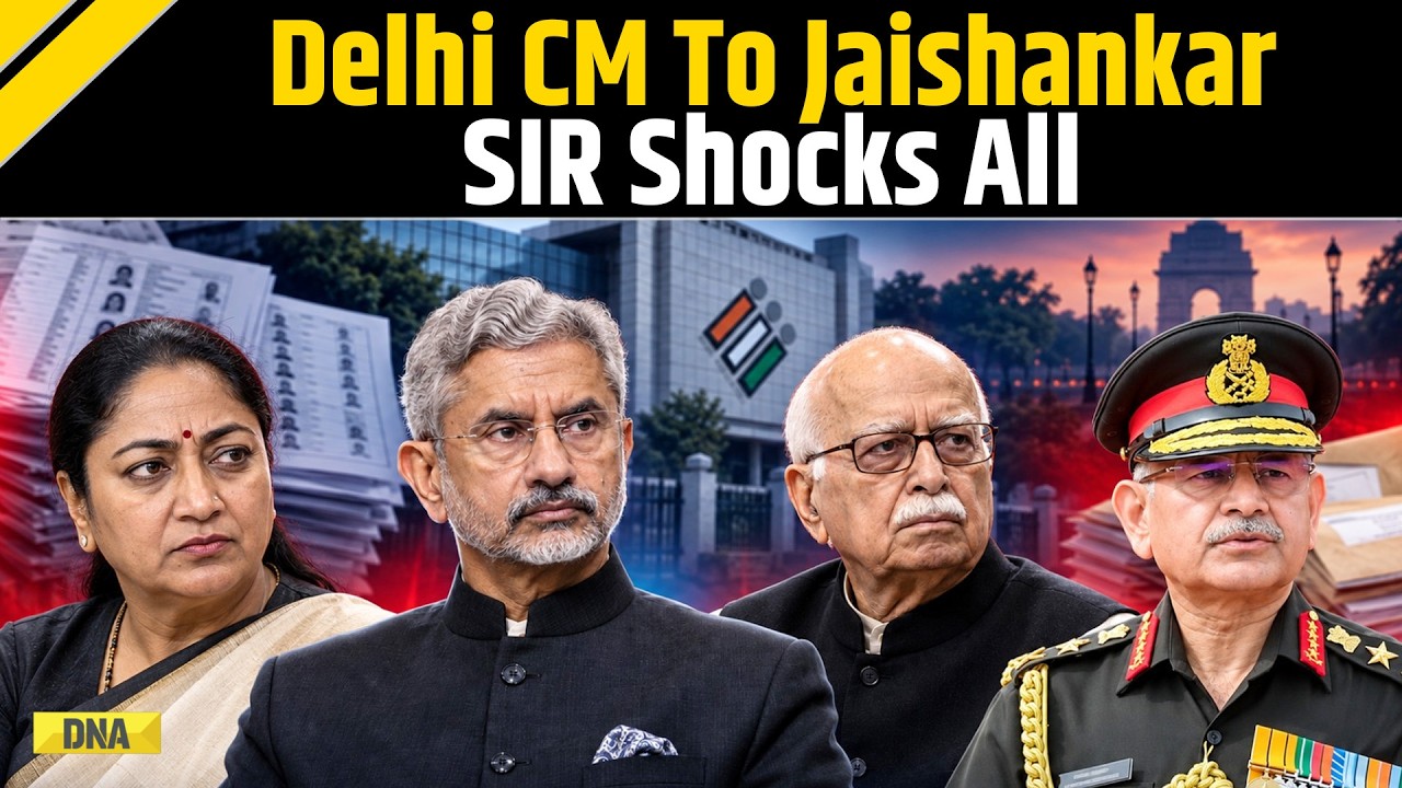 Delhi News: 'From CM To Foreign Minister & Ex-Army Chief' Top VIPs Who Received Delhi SIR Notice