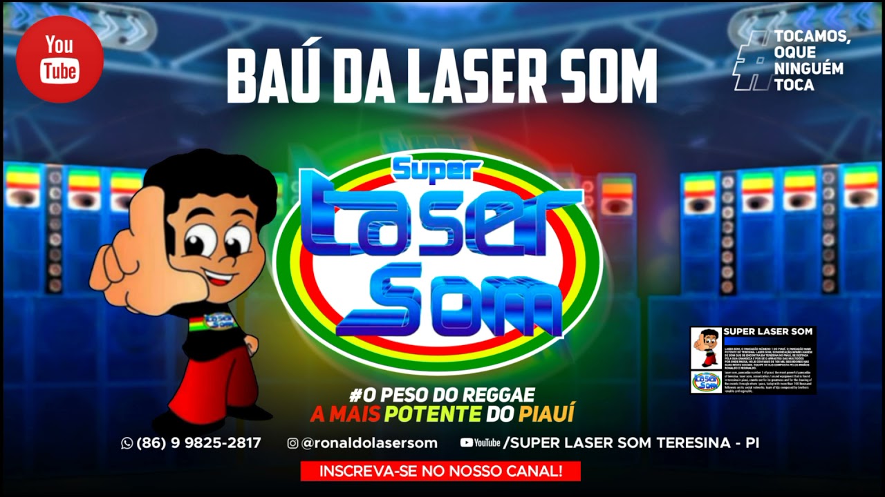 Baú da Laser Som, Músicas que marcaram (Reggae Remix) #Setlist