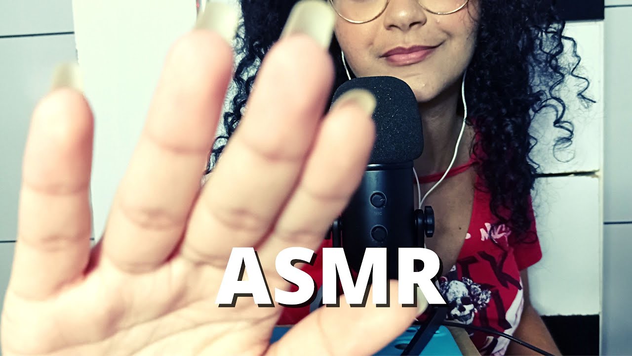 ASMR- Toque na tela + movimentos com as m&atilde;os