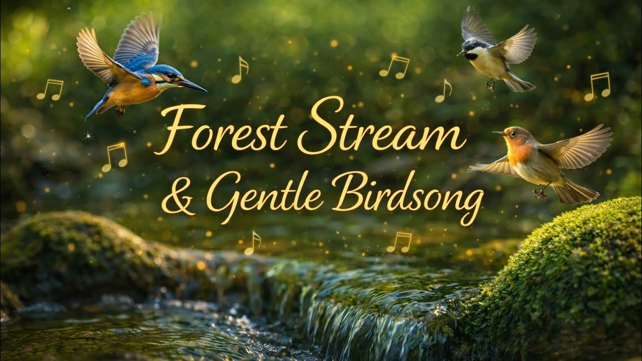 488 Forest Stream & Gentle Birdsong – Calm Nature Sounds for Relaxation