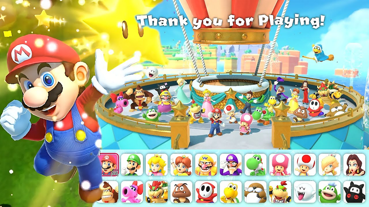 Super Mario Party Jamboree All Characters Voice Singing